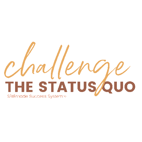 Status Quo Challenge Sticker by Kim McCarter