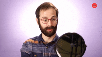 Beard Mirror GIF by BuzzFeed
