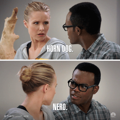 312 Chidi Sees the TimeKnife GIFs on GIPHY Be Animated