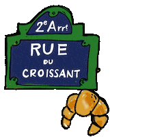 Cake Croissant Sticker
