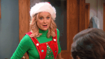 parks and recreation christmas GIF