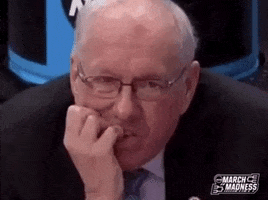 nervous syracuse basketball GIF by NCAA March Madness
