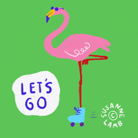 Lets Go Illustration GIF by Susanne Lamb
