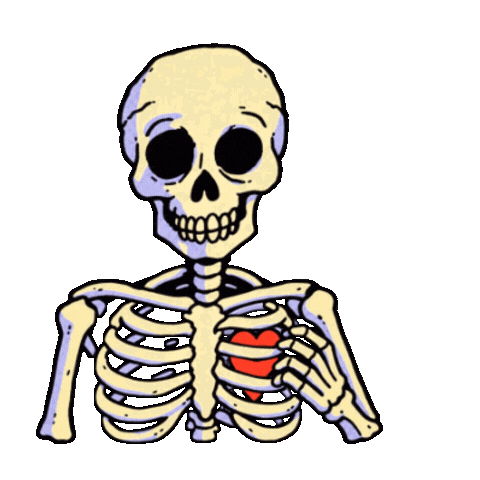 Skull Sticker by PRISM Live Studio