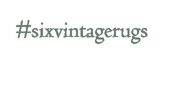 Six Vintage Rugs Sticker