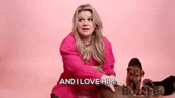 I Love Him Kelly Clarkson GIF by BuzzFeed