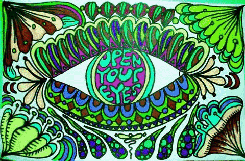 colorful eyes