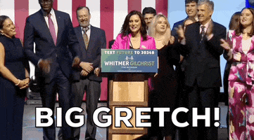 Gretchen Whitmer Michigan GIF by GIPHY News