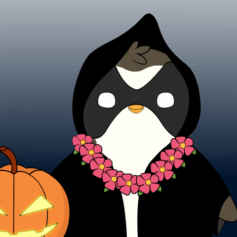 Watching Trick Or Treat GIF by Pudgy Penguins