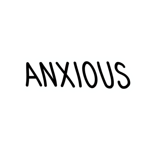 Nervous Anxiety Sticker