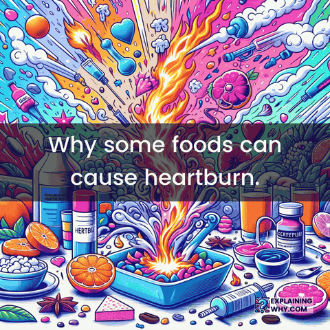 Heartburn Fatty Foods GIF by ExplainingWhy.com