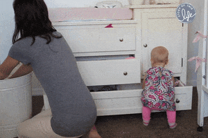 StoryofThisLife baby mom clothes dump GIF