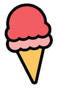 Vegan Ice Cream Sticker by pompomtreats