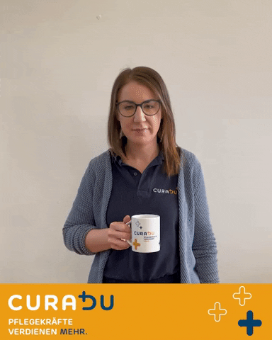 Strong Coffee GIF by Curadu GmbH
