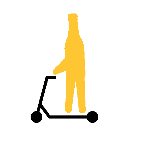 Scooter Sticker by On Lemon Polska