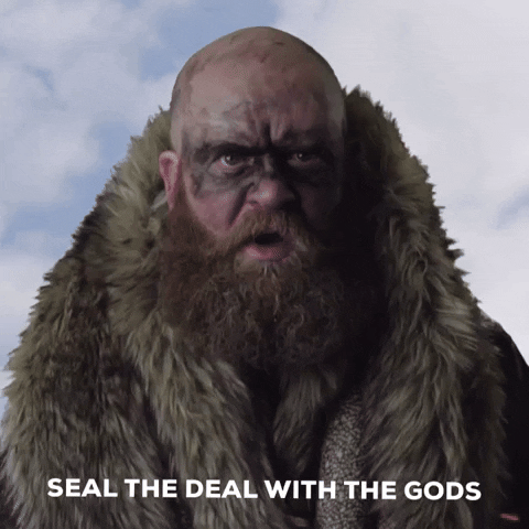 Seal The Deal Vikings GIF by Vinnie Camilleri