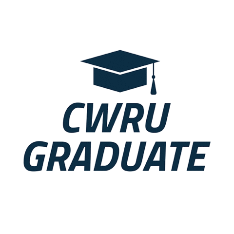 Graduation Graduate Sticker by Case Western Reserve University