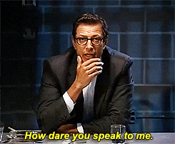dont talk to me jeff goldblum GIF