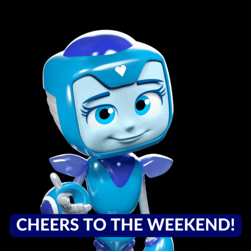 Its Friday Cheers GIF by Blue Studios