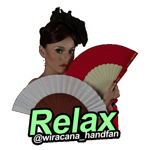 Sticker Relax Sticker by Wiracana Handfan