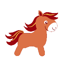 Year Of The Horse Sticker by Jessica Lau