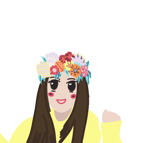 Happy Feliz Sticker by Colibri Redac