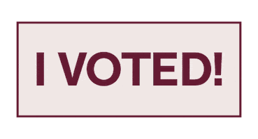 Vote Now United States Of America Sticker by Susquehanna University