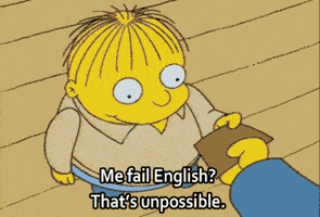 the simpsons me fail english thats unpossible GIF
