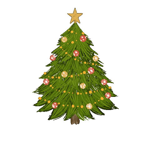 Christmas Tree Sticker by Larala
