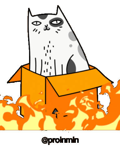 Incendio Sticker by Proinmin