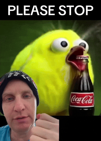 Tennis Ball Please Stop GIF