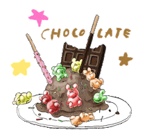 Gummy Bear Dessert Sticker