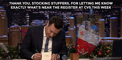 stocking GIF by The Tonight Show Starring Jimmy Fallon