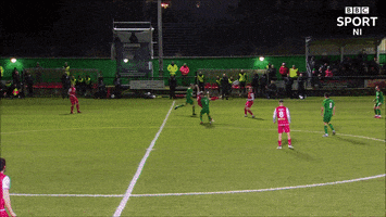 Goal Volley GIF by Cliftonville Football Club