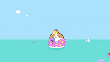 little mermaid singing GIF by Molang
