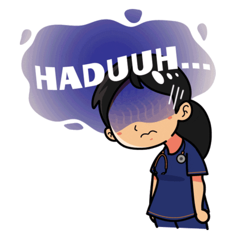 Sad Corona Sticker