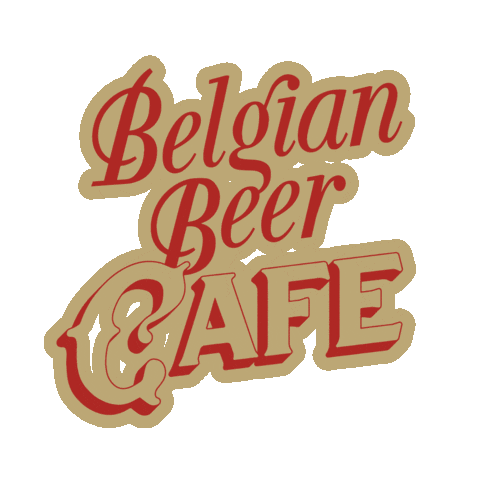 Belgian Beer Cafe Sticker
