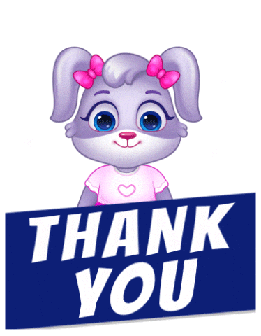 Thank You So Much Sticker by Lucas and Friends by RV AppStudios