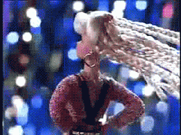 Flip your hair like you just don't care.