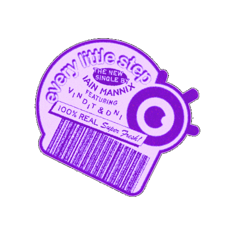 Every Little Step Remix Sticker by Iain Mannix