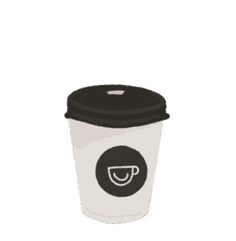 Coffee Cup Sticker by ICAN