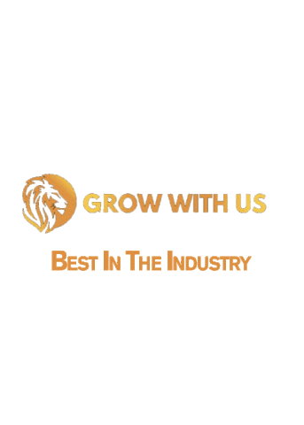 Grow With Us Sticker