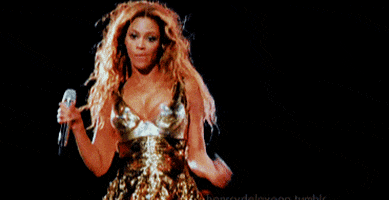 beyonce delivers GIF