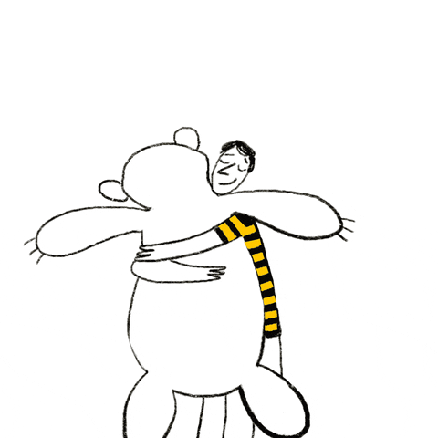 bear hugs GIF by Beeline Russia