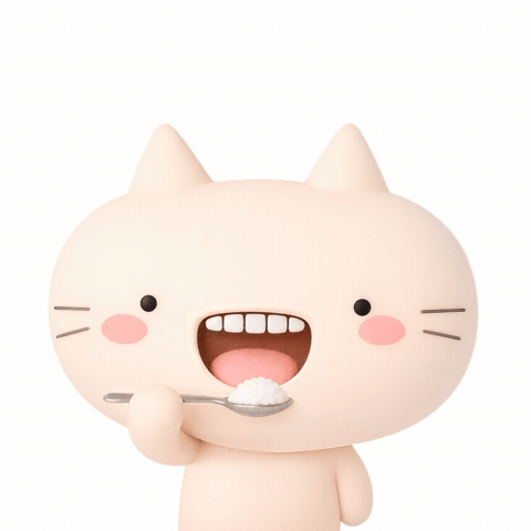Cat Nom GIF by cjcheiljedang
