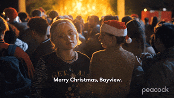 Merry Christmas GIF by PeacockTV