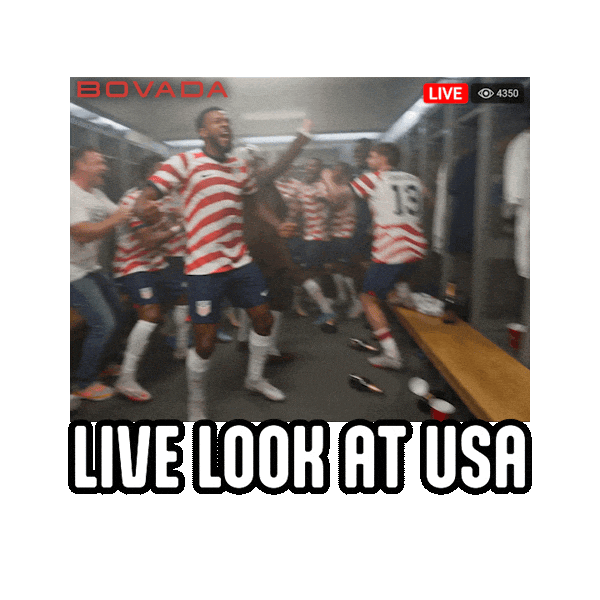 Team Usa Locker Room Sticker by Bovada
