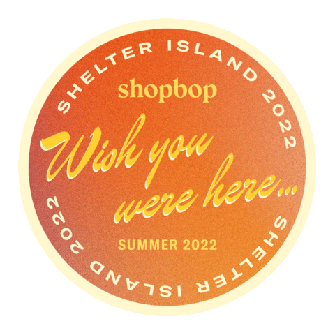 Wish You Were Here Summer Sticker by Shopbop