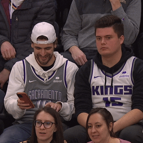 Read This Laughing GIF by Sacramento Kings