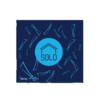 Work Home Sticker by All Western Mortgage